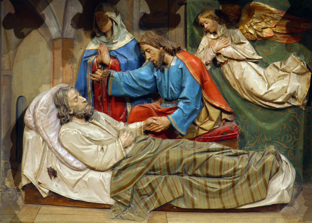 Discover the story of the patron saint of a happy death on our website. Learn why this saint was called unfortunate to die and how they left behind their home, labor, and love. Find out about the assurances and confidences exchanged before departing.