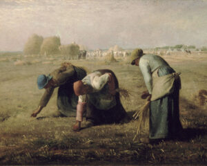 The Gleaners, Jean-François Millet (1814-1875), 1857, oil on canvas. Musée d'Orsay / Wikimedia Commons