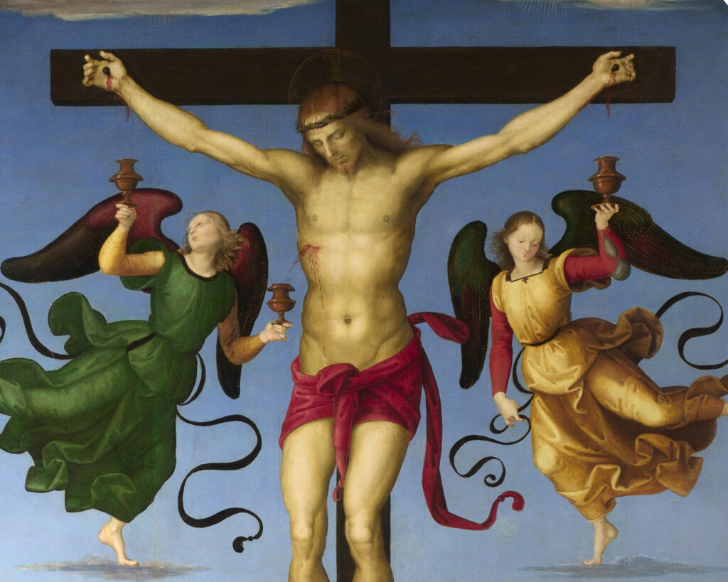 Raphael, Crucifixion with the Virgin, Saints and Angels, 1503 (Wikimedia Commons)