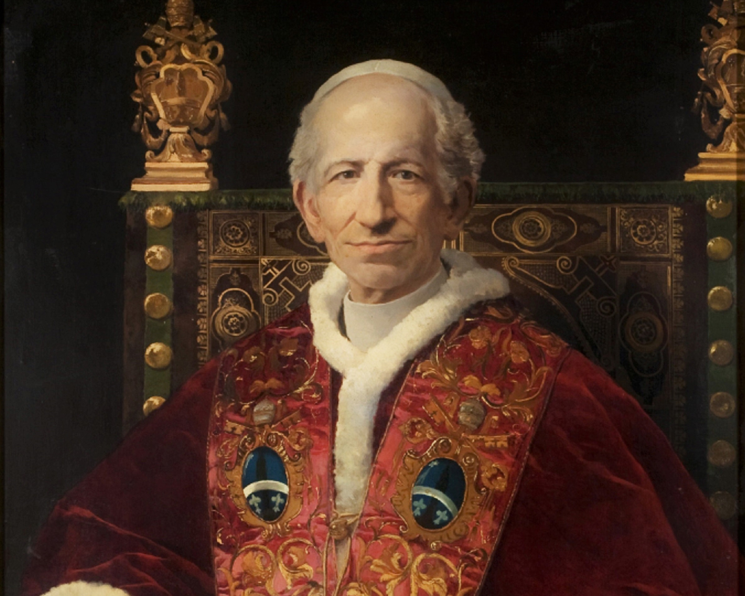 Fabio Cipolla, Portrait of Pope Leo XIII, 1878 (Wikimedia)