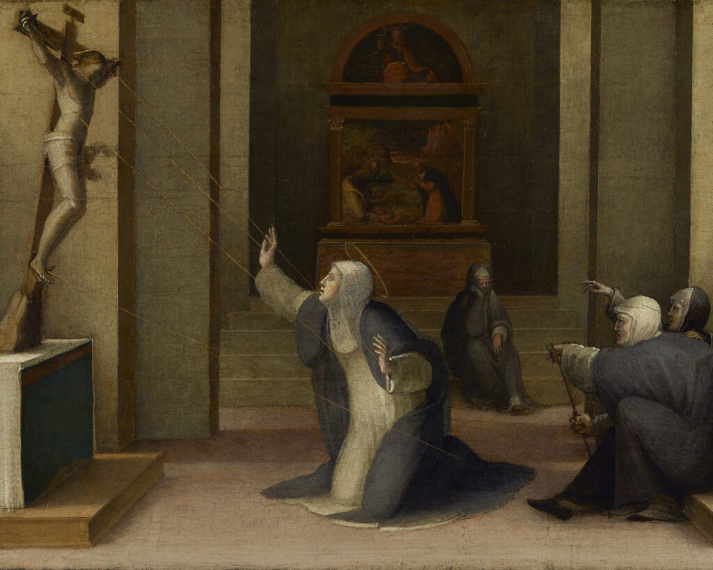 Domenico Beccafumi, Saint Catherine of Siena Receiving the Stigmata, 1515 (Wikimedia Commons)