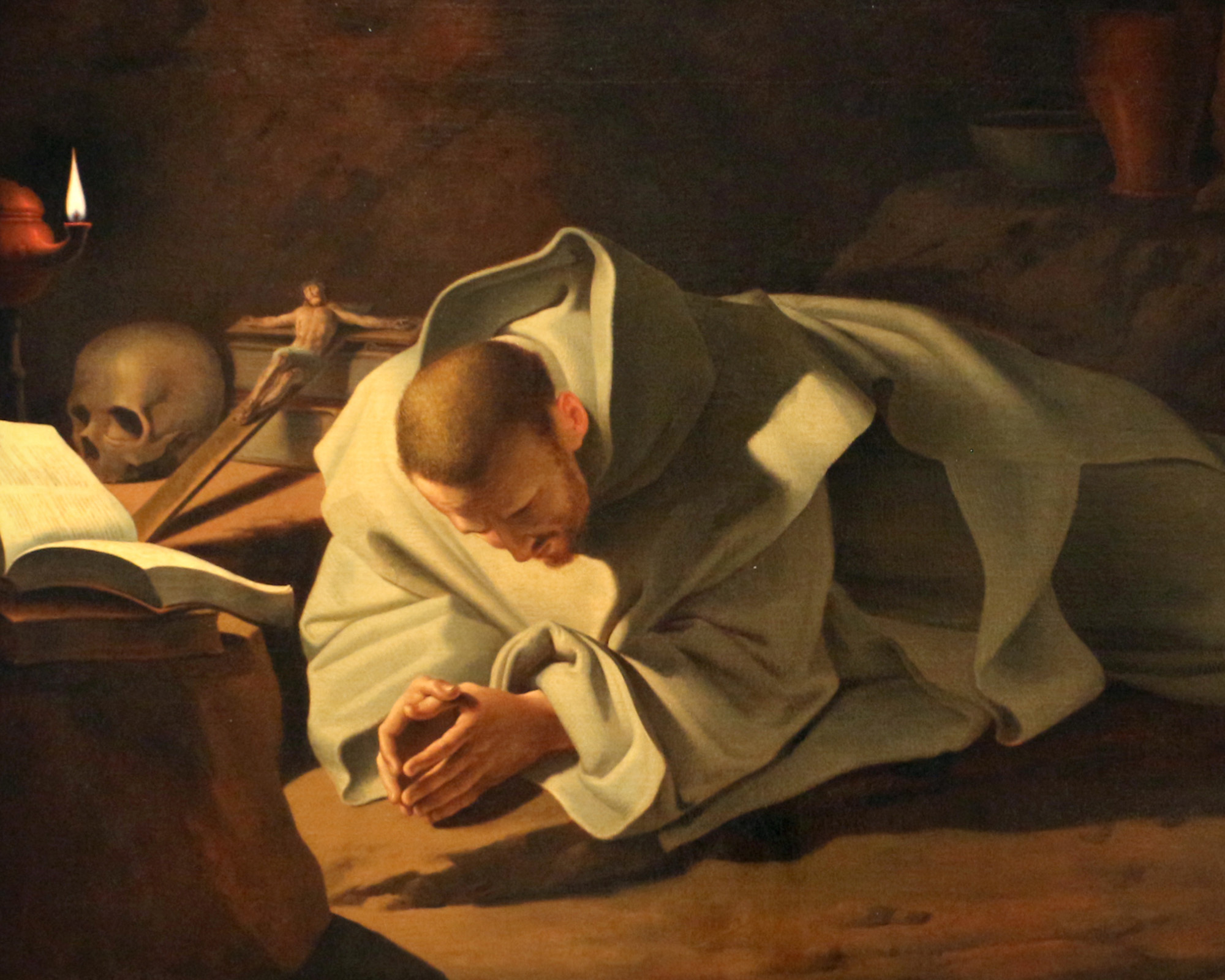 Domingos Sequeira, Saint Bruno in Prayer, 17th Century (Wikimedia Commons)