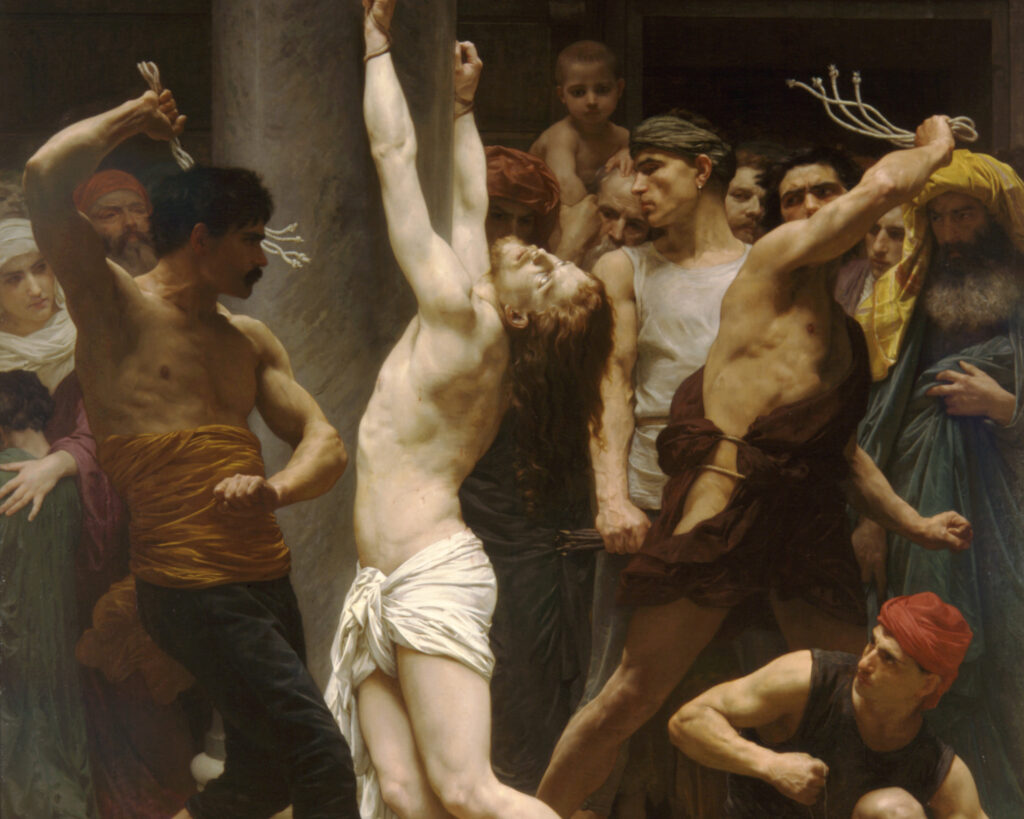 The Flagellation of Christ, William-Adolphe Bouguereau (1825-1905). 1880, oil on canvas. Musée des Beaux-Arts de La Rochelle / Wikimedia Commons