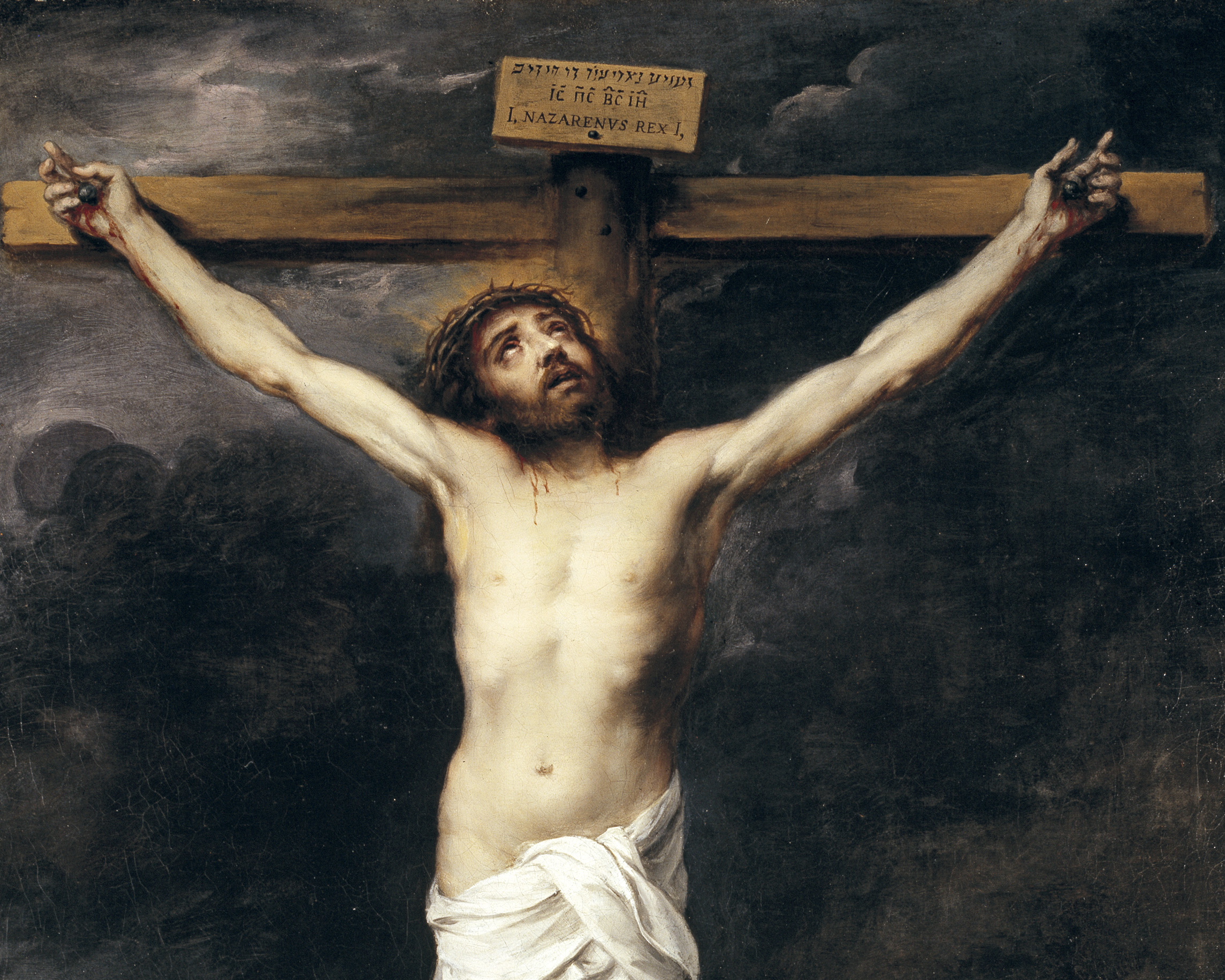 Christ on the Cross, Bartolomé Esteban Murillo (1617–1682), 1670, oil on canvas. Timken Museum / Wikimedia Commons