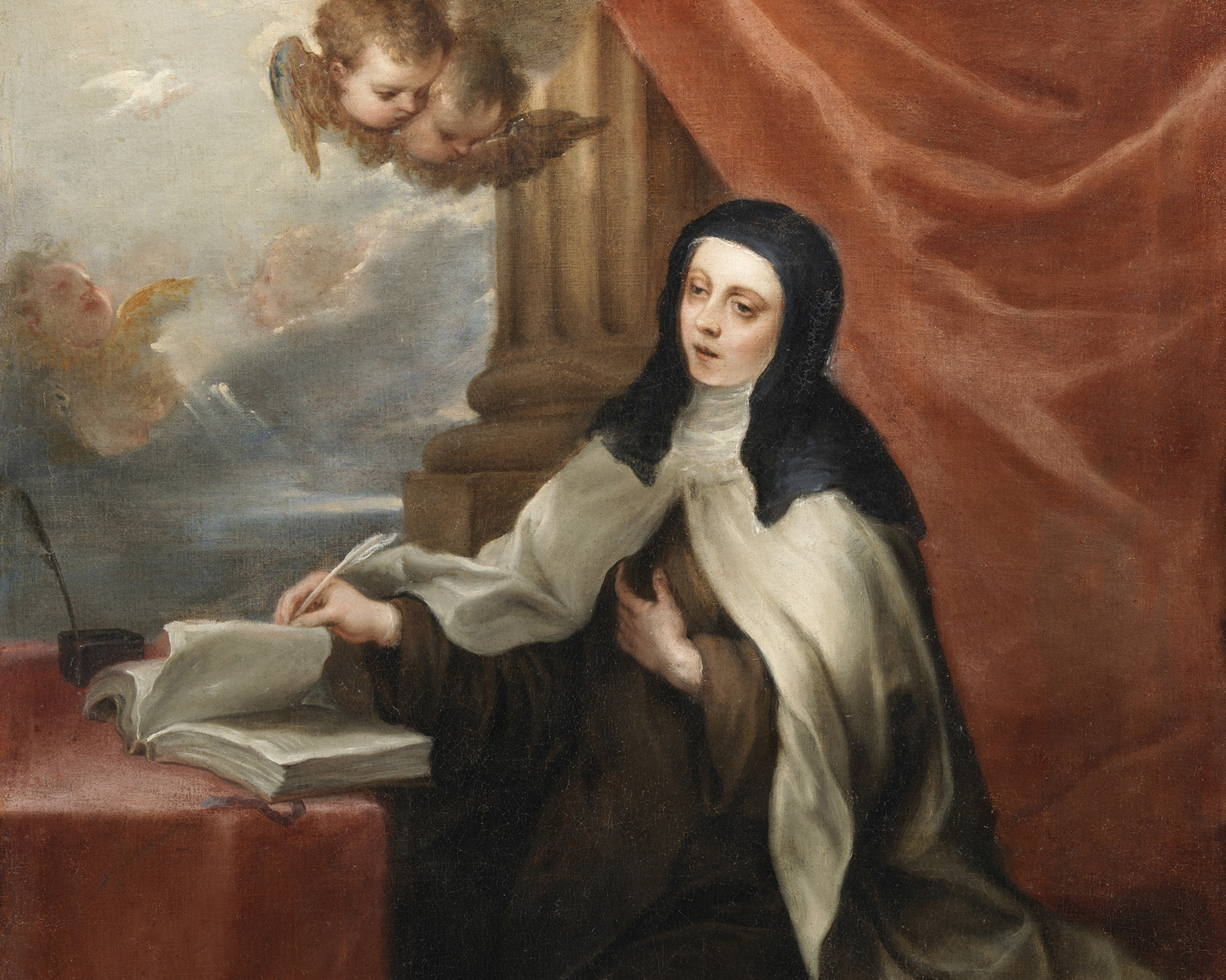 Saint Teresa of Avila, Juan Antonio de Frías y Escalante (1633-1669) c. 1600s, oil on canvas. National Gallery of Ireland / Wikimedia