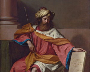 King David, Guercino (1591-1666), 1651, oil on canvas. Photographed by Christies / Wikimedia Commons
