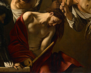 Christ Crowned with Thorns, Caravaggio (1571–1610), between 1602 and 1604, oil on canvas. Kunsthistorisches Museum, image made available by Google Culture Institute / Wikimedia Commons.