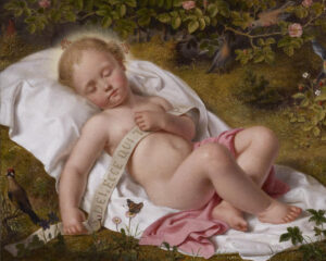 The Christ Child, Andreas Müller (1811–1890), 1849, oil on panel. Walters Art Museum / Wikimedia Commons.