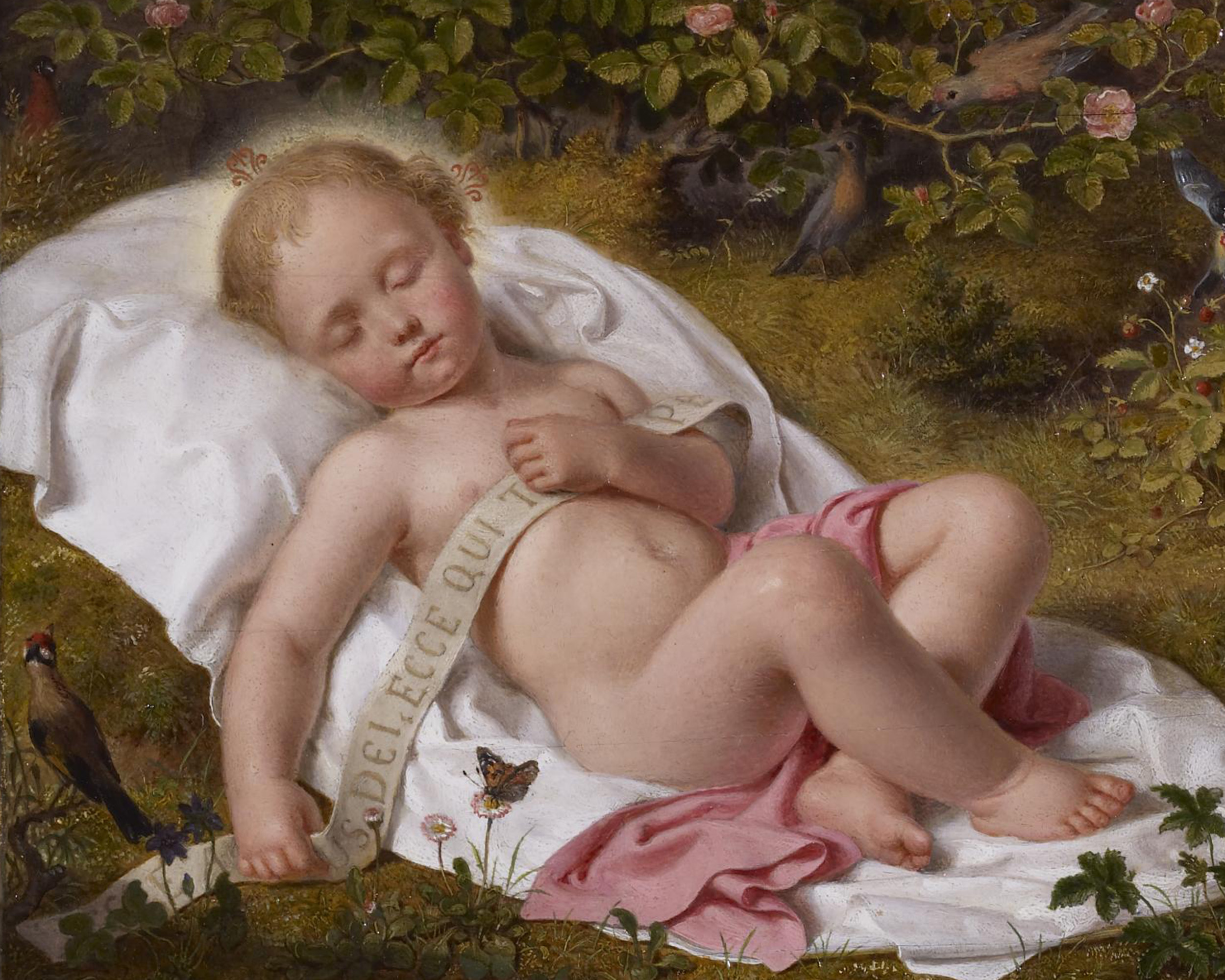 The Christ Child, Andreas Müller (1811–1890), 1849, oil on panel. Walters Art Museum / Wikimedia Commons.
