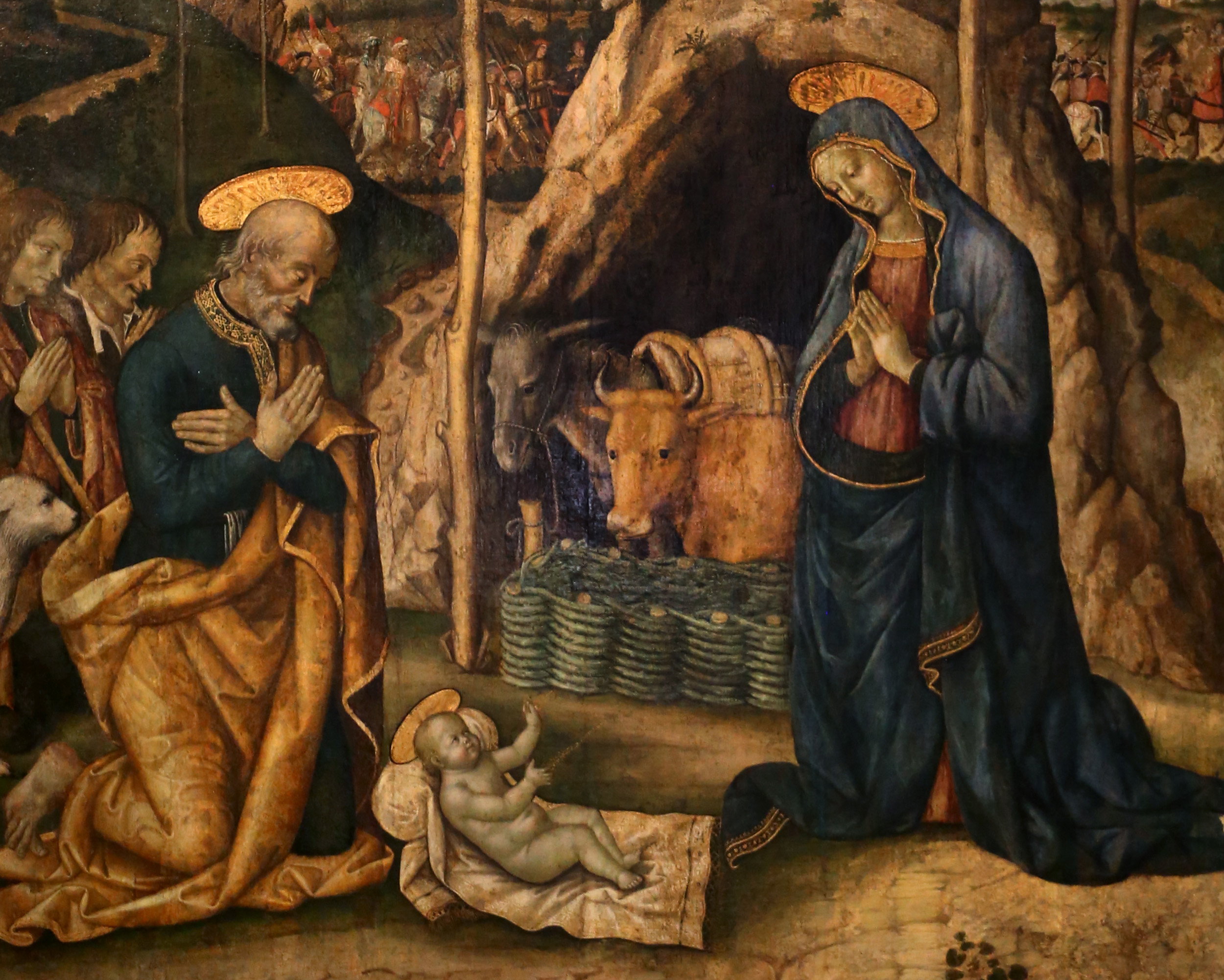 Nativity, Lactantius of Foligno. Wikimedia Commons