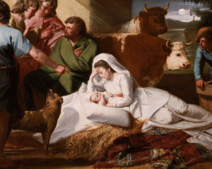 The Nativity, John Singleton Copley (1738–1815), c.1776, oil on canvas. Museum of Fine Arts, Boston / Wikimedia Commons.