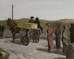 The Swinford Funeral, Jack B. Yeats (1871-1957), 1918, oil on fabric. The Walters Art Museum / Wikimedia Commons.