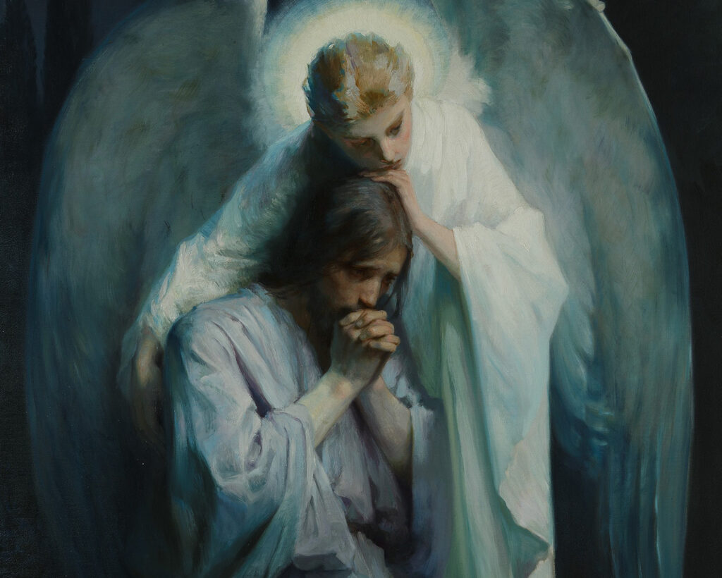 The Agony in the Garden, Frans Schwartz (1850–1917), 1898, Brigham Young University. Wikimedia Commons.
