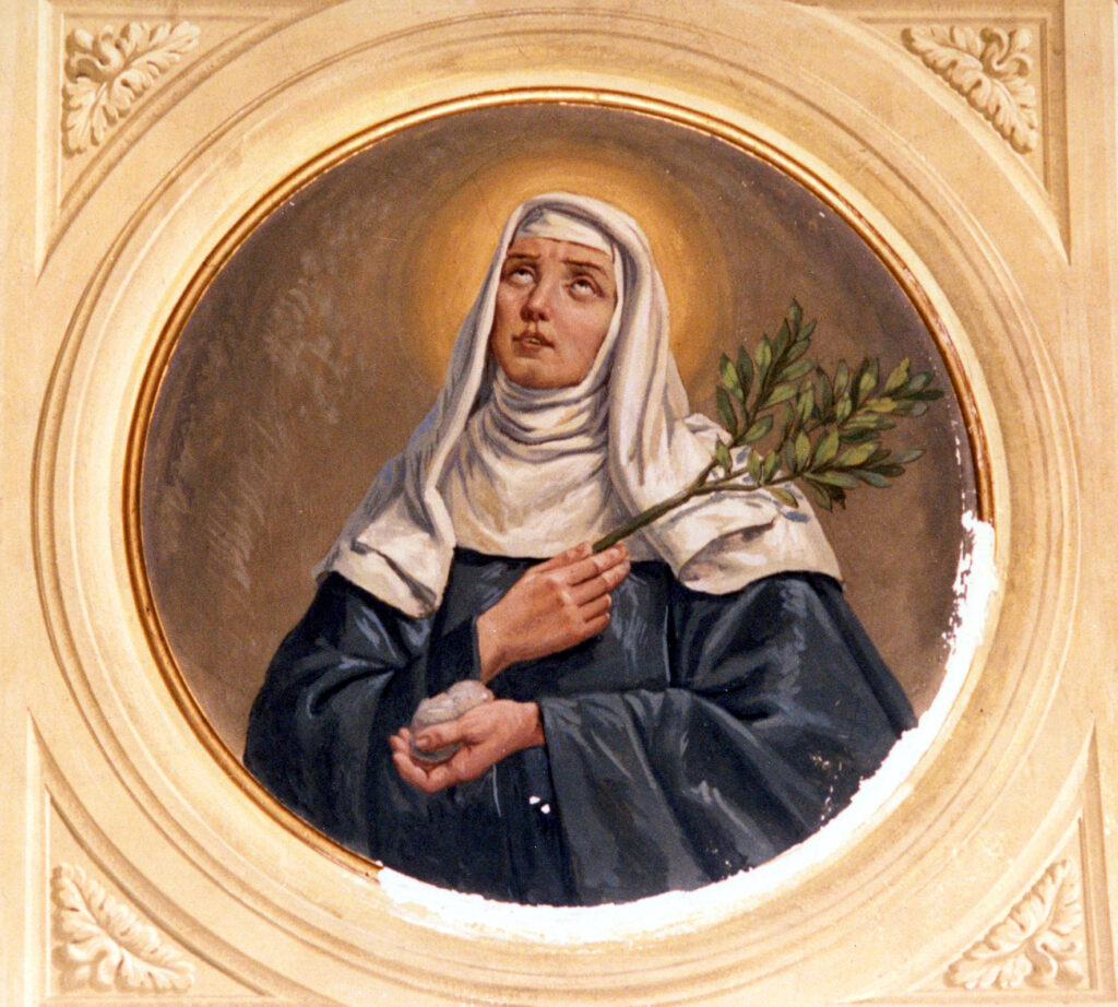 Beata Veronica by Luigi Migliavacca, 2003, fresco. Archivio Migliavacca / Wikimedia Commons.
