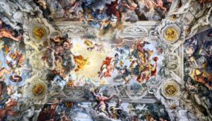 Allegory of Divine Providence by Pietro da Cortona (1596-1669). 1633, fresco, Galleria Nazionale d'Arte Antica / Wikimedia Commons.