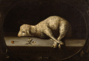 The Sacrificial Lamb by Josefa de Obidos (1630-1684). 1670, oil on canvas, Walters Art Museum / Wikimedia Commons.