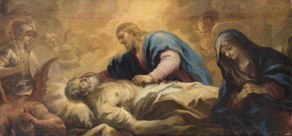 Death of Saint Joseph by Luca Giordano. 1696, Kunsthistorisches Museum / Wikimedia Commons.