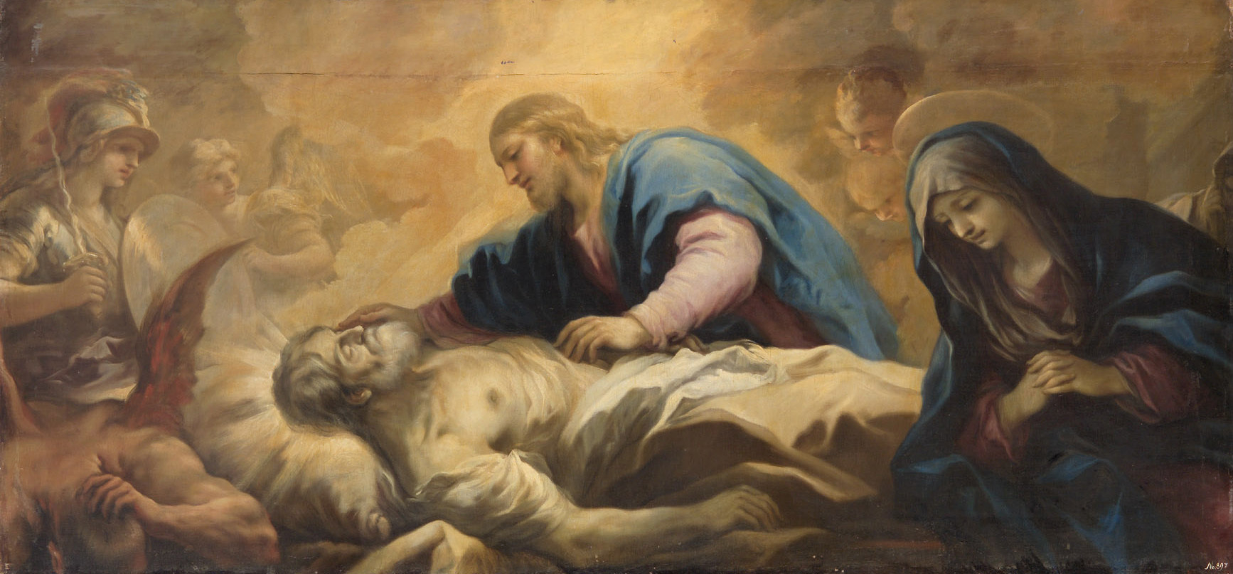 Death of Saint Joseph by Luca Giordano. 1696, Kunsthistorisches Museum / Wikimedia Commons.