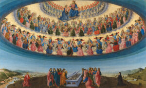 Assumption of the Virgin by Francesco Botticini. 1475, tempera, National Gallery / Wikimedia Commons