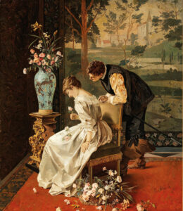 Der Rosenkavalier by Ernst Meisel (1838-1895). 1895, oil painting / Wikimedia Commons