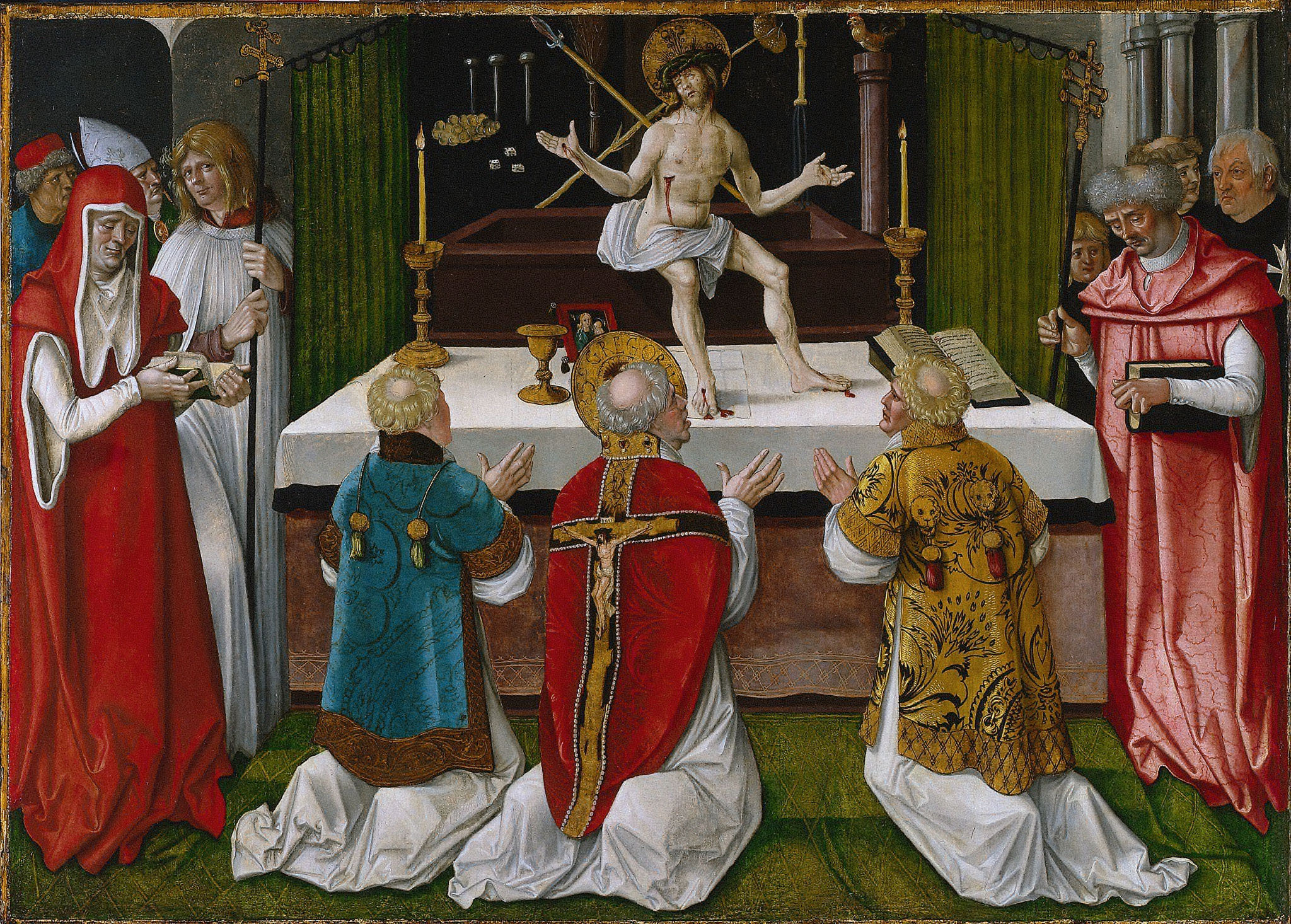 The Mass of Saint Gregory by Hans Baldung Grien (1484-1545). 1511, Cleveland Museum of Art / Wikimedia Commons