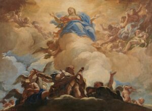 The Assumption of the Virgin by Luca Giordano (1634-1705). 1698, oil on canvas / Wikimedia Commons
