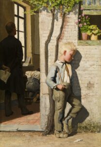 Punished by Emile Claus (1849-1924). 1876, Painting / Wikimedia Commons