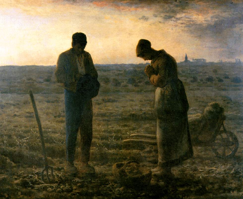 The Angelus by Jean-Francois Millet (1814-1875). 1859, oil on canvas, Musee d'Orsay / Wikimedia Commons