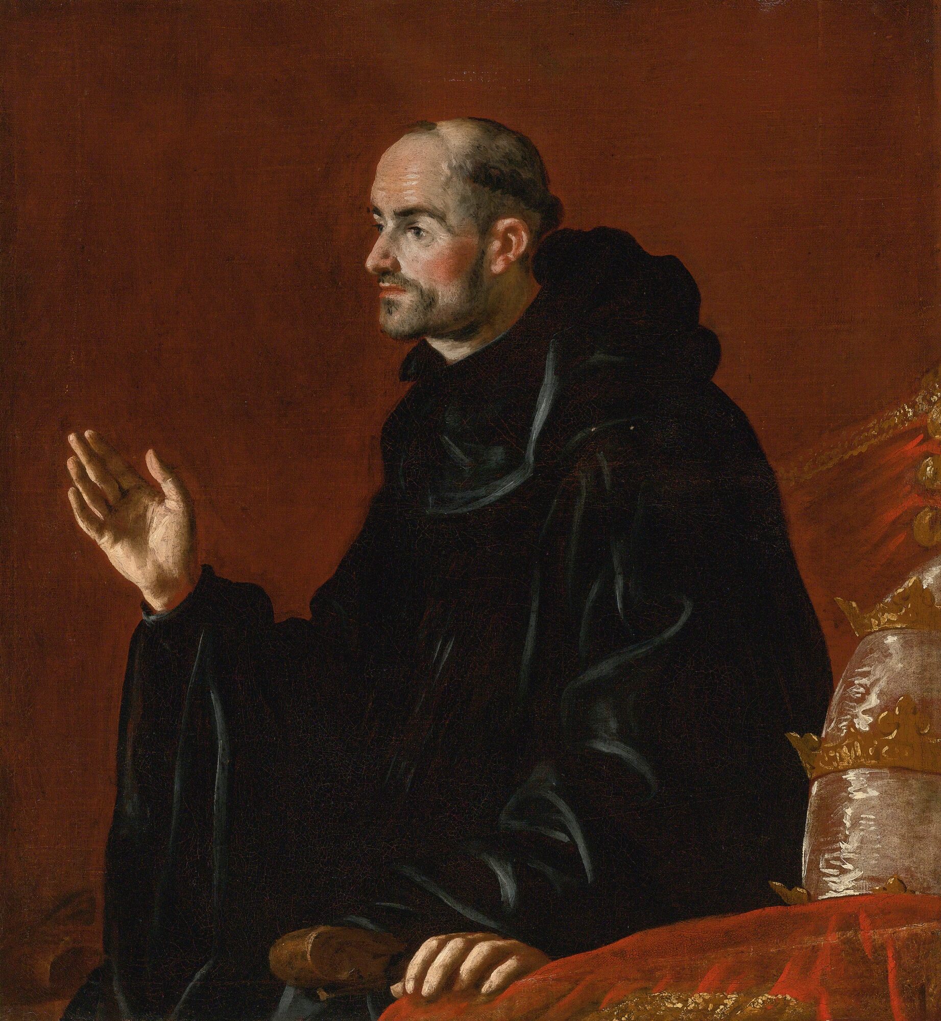 Portrait of a Benedictine Monk by Juan Rizi (1600-1681). Oil on panel / Wikimedia Commons