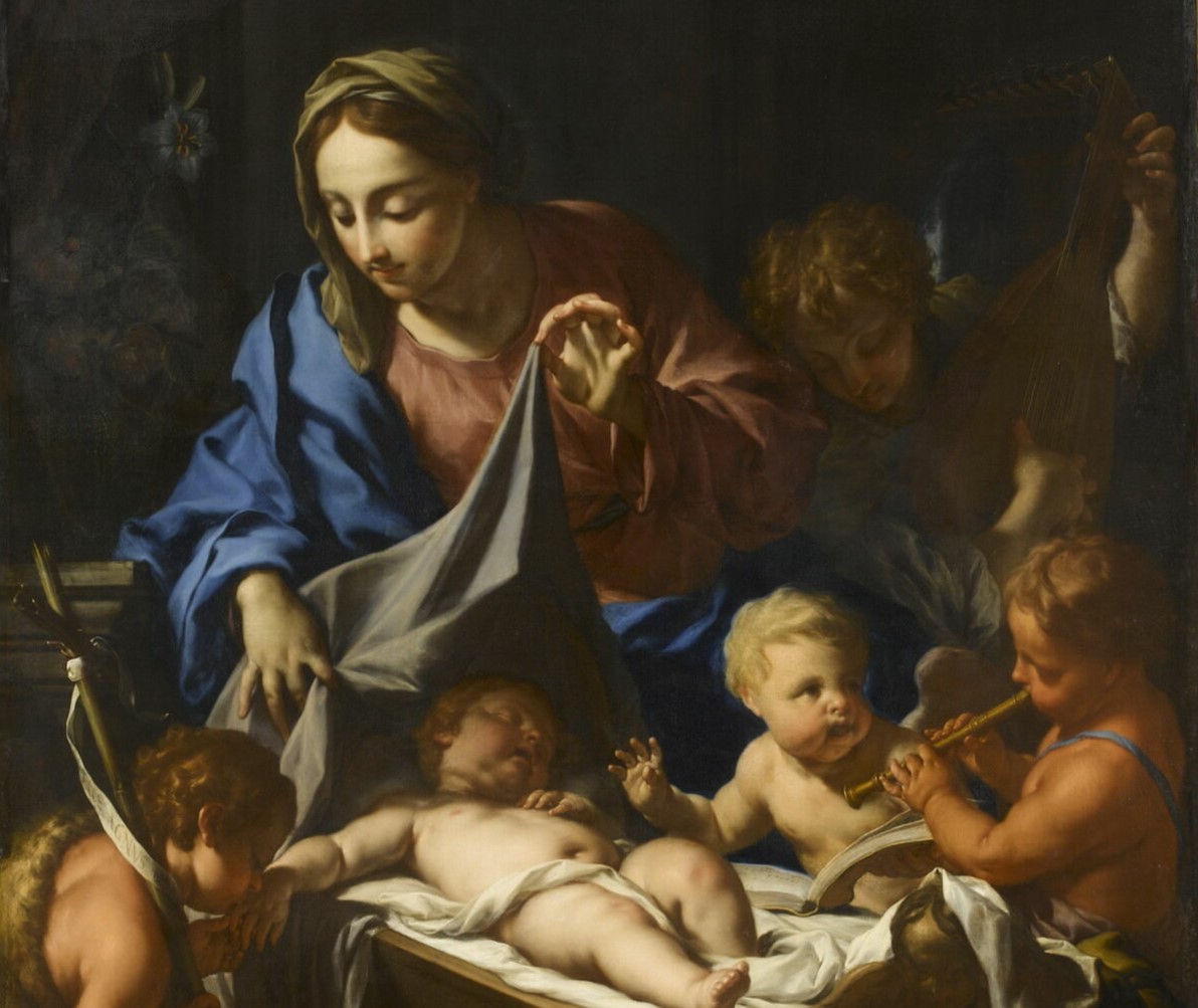 The Infant Jesus Sleeping by Francesco Trevisani (1656-1746). 1706, oil on canvas, Louvre Museum / Wikimedia Commons