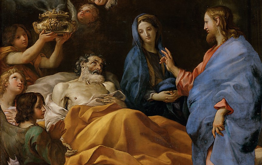The Death of Saint Joseph by Carlo Maratta (1625-1713). 1676, Chapel of Saint Joseph in the Hofburg of Vienna / Wikimedia Commons