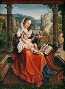 The Virgin and Child with the Infant Saint John the Baptist by Bernard can Orley (1491-1542). 1516, oil on panel, Museo del Prado / Wikimedia Commons