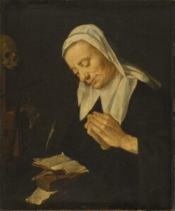 Praying Woman by unknown author. Oil on panel, Nationalmuseum / Wikimedia Commons.