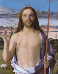 Christ Blessing by Giovanni Bellini (1430-1516). 1500, oil on panel, Kimbell Art Museum / Wikimedia Commons