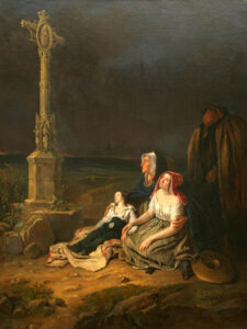 A Vow by Aimee Brune-Pages (1803-1866). 1837, oil on canvas, Musee des Beaux-Arts de Troyes / Wikimedia Commons