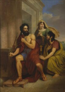 Saul's Anger at David by Antoni Brodowski (1784-1832). 1812, oil on canvas, National Museum in Warsaw / Wikimedia Commons