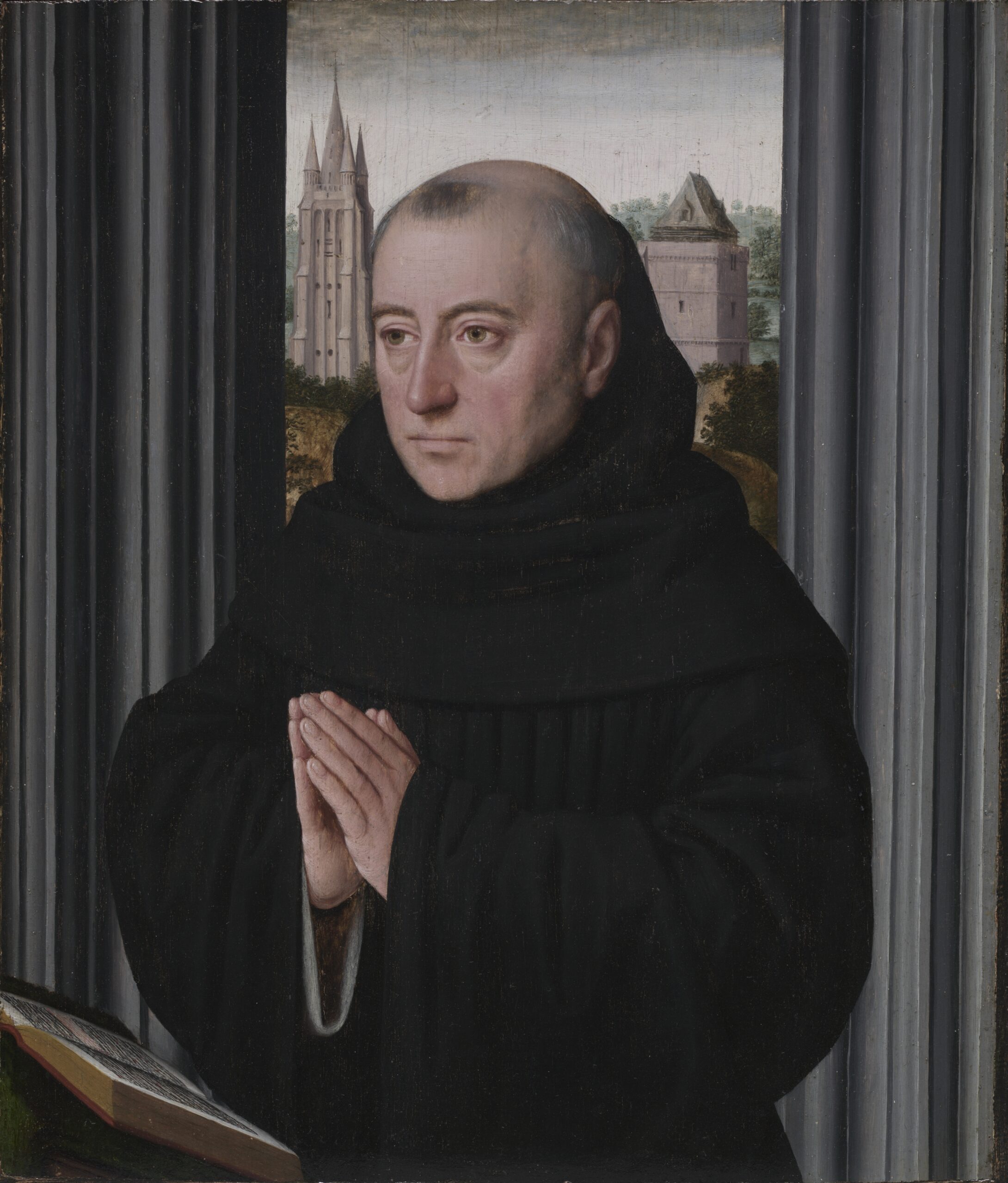 Portrait of a Monk by Gerard David. 1500, oil on panel, Cleveland Museum of Art / Wikimedia Commons