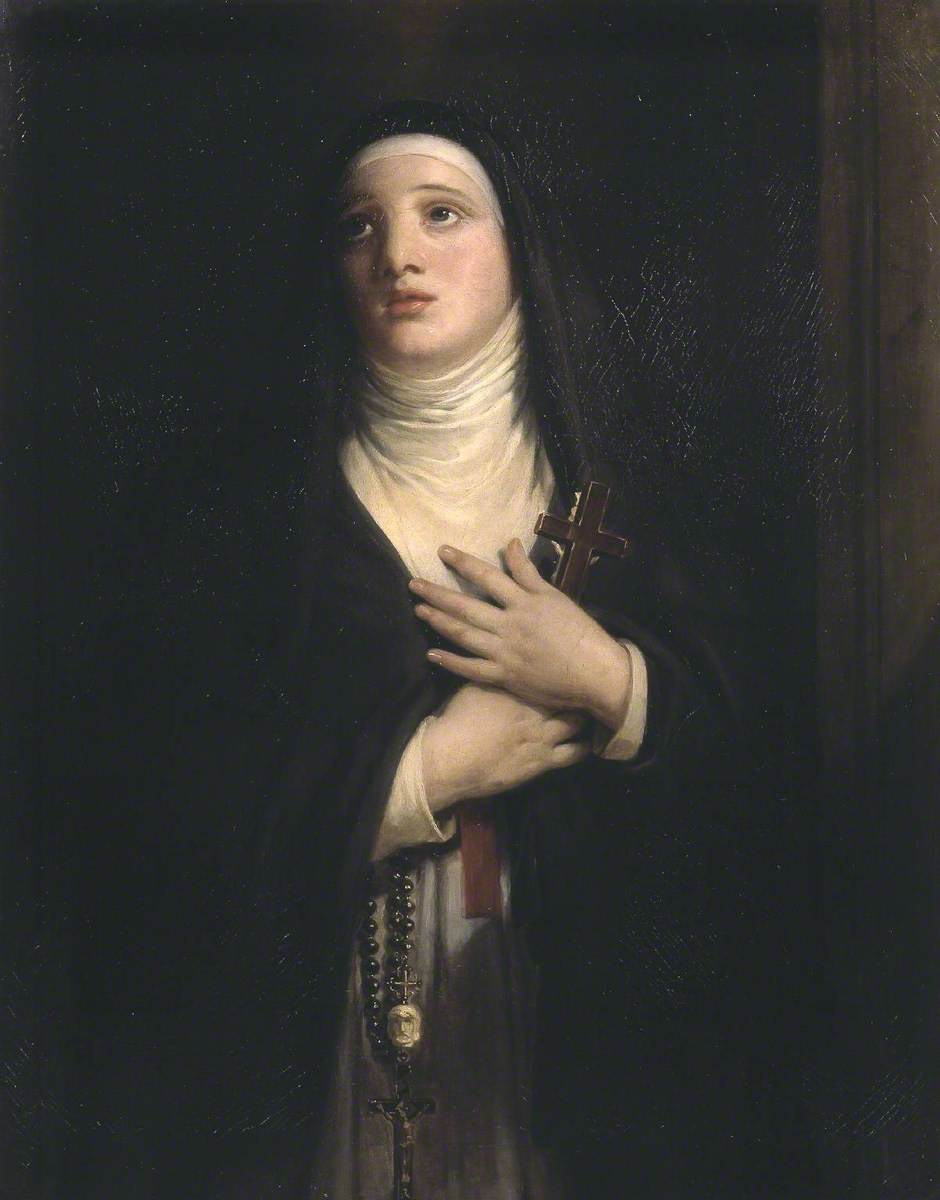 The Nun by Henry William Pickersgill (1782-1875). Oil on canvas, National Gallery / Wikimedia Commons