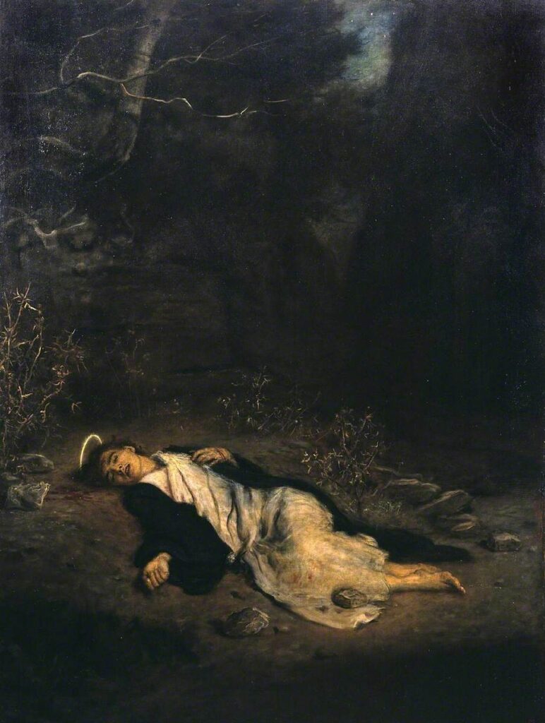 Saint Stephen by John Everett Millais (1829-1896). 1895, oil on canvas, National Gallery / Wikimedia Commons