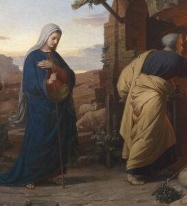 On the Eve of the Birth of Christ by Michael Rieser (1828-1905). 1869, oil on canvas. Wikimedia Commons