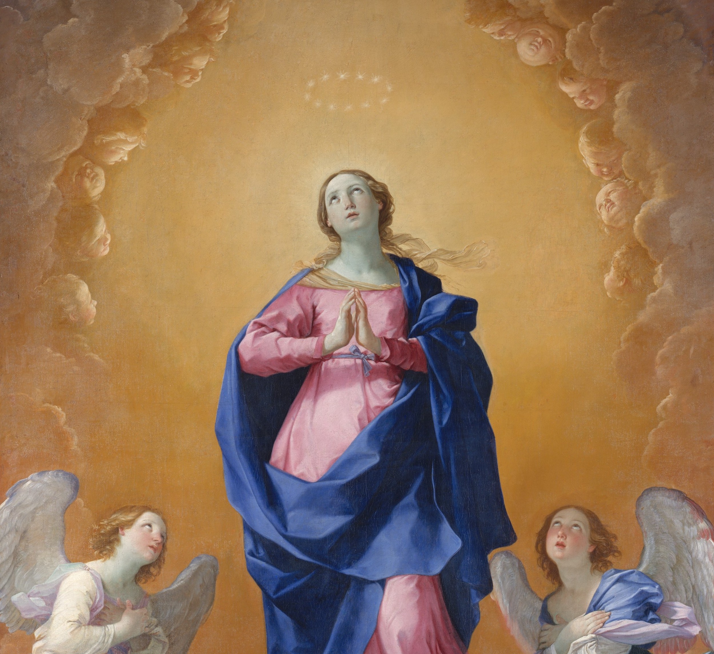The Immaculate Conception by Guido Reni (1575-1642). 1627, oil on canvas, Metropolitan Museum of Art / Wikimedia Commons