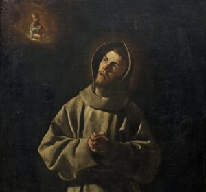 Apparition of the Child Jesus to Saint Anthony of Padua by Francisco de Zurbaran (1598-1664). 1627, oil on canvas, Sao Paulo Museum of Art / Wikimedia Commons