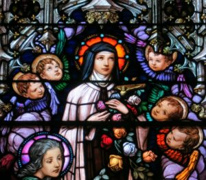 Saint Thérèse of Lisieux, stained glass of Saint Mary of the Assumption Church, Columbus, Ohio / Wikimedia Commons