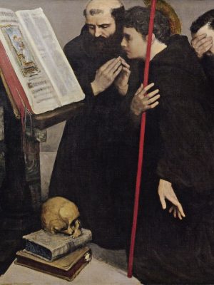 La Vocation de Saint Francois by Alphonse Legros (1837-1911). 1861, oil on canvas, Musee des Beaux-Arts et de la Dentelle / Wikimedia Commons