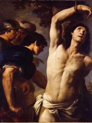 Martyrdom of St. Sebastian by Andrea Vaccaro (1604-1670). 1640, oil on canvas, Galerie Canesso / Wikimedia Commons