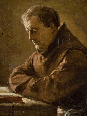 Praying Monk, Andrzej Grabowski (1833–1886), oil on canvas. National Museum in Kraków / Wikimedia Commons