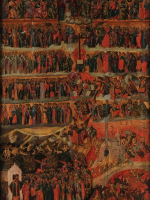 The Last Judgment by anonymous. 15th century, oil on panel, Museo de Arte de Ponce / Wikimedia Commons