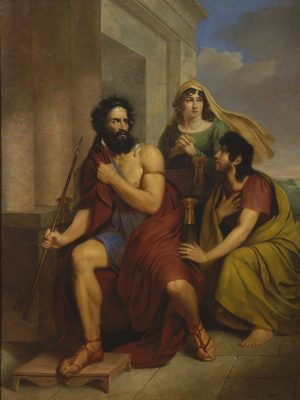 Saul's Anger at David by Antoni Brodowski (1784-1832). 1812, oil on canvas, National Museum in Warsaw / Wikimedia Commons