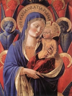 Madonna and Child by Benozzo Gozzoli (1420-1497). 1460, tempera on panel, Detroit Institute of Arts / Wikimedia Commons.