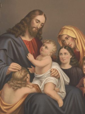 Henry Howe, Christ Blessing the Little Children (Wikimedia Commons, made available by the Library of Congress)